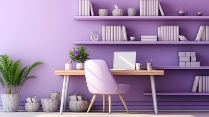color room violet background