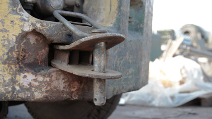 trailer attachment, self-made attachment element