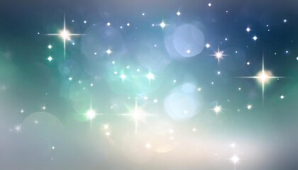 abstract sky background with stars and shiny glowing lights