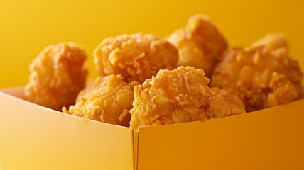 Close up of golden nuggets