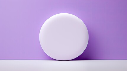 round circle violet background
