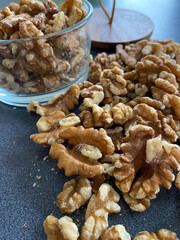 walnuts on a plate