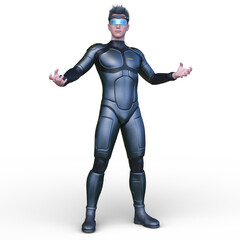 サイバーマン　3DCGレンダリング