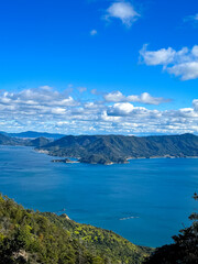 Miyajima, Itsukushima island, Japan - 13.11.2023. Mountain Misen observatory in Miyajima island,...