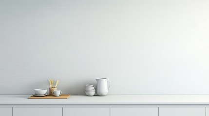Obraz na płótnie Canvas chef blank kitchen background