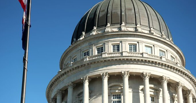 Salt Lake City Utah State Capitol building architectural detail