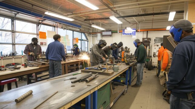 automotive trade school metal