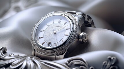 elegant platinum silver background