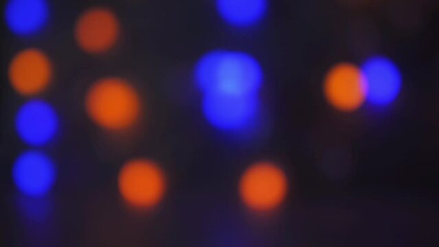 Colorful lights on dark abstract background