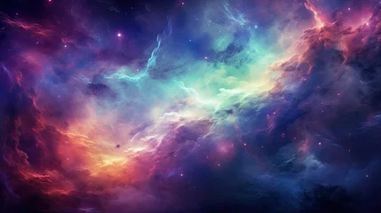 Rolgordijnen universe space nature background © vectorwin