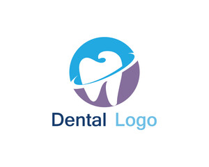 Dental care logo and symbol