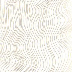 Vector seamless pattern. Abstract monochrome linear texture. Creative background with thin wavy stripes. Decorative design with distortion effect. Can be used as swatch for illustrator