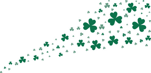 Clover frame illustration for st Patrick's day