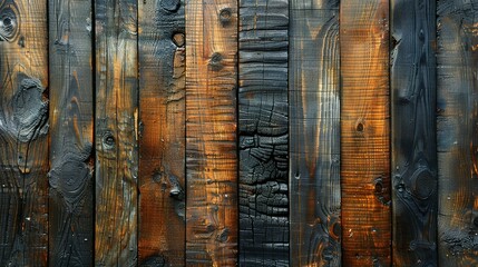 old planks wooden background or wood grain brown texture