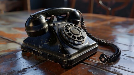 corded old school phone