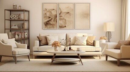 modern design biege background