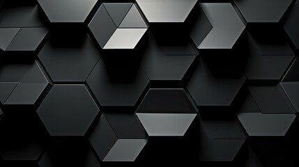 shapes geometric black background