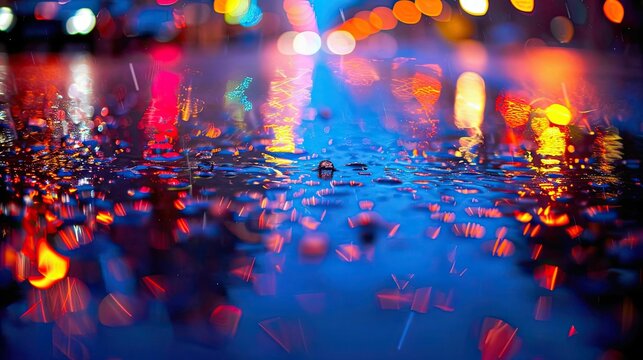 puddle rain on ground