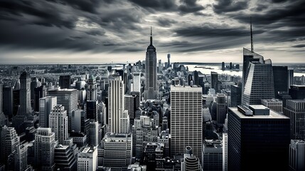 Fototapeta na wymiar tall global skyscraper building
