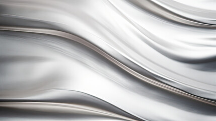 Obraz premium The fine details of a silver metal texture background, an element of elegance Ai Generative