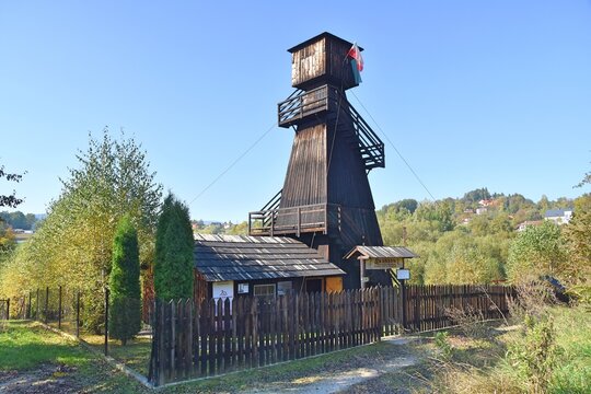 Skansen Przemysłu Naftowego Magdalena, Obiekt zabytkowy udostępniony do zwiedzania, Gorlice, Podkarpackie, Polska, Europa, 