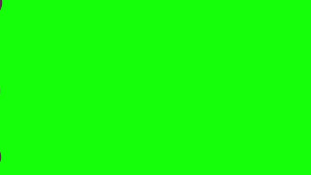 Cartoon character fox red ginger animal walking outro animation. Cute intro frame included  for titles.