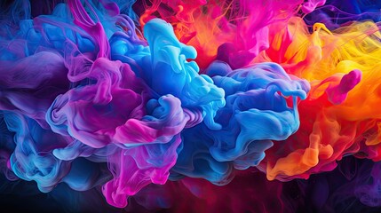 Fototapeta premium bright liquid colorful background