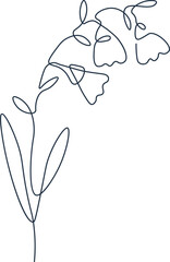 Flower Plant Outline