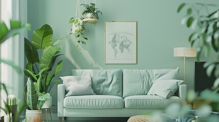 modern living room concept