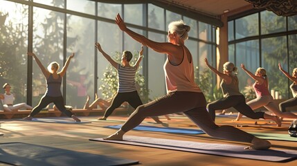 exercise senior citizens yoga