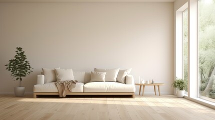 minimalist background interior room