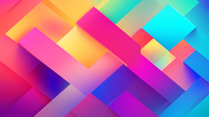 Abstract colorful background with patterns and geometric shapes