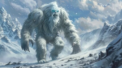 monster abominable snowman