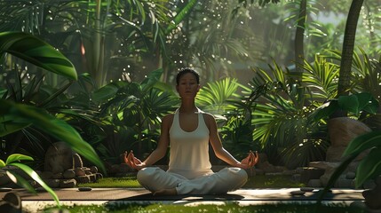 kapalabhati yoga breathing - obrazy, fototapety, plakaty