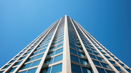 Obraz premium construction structure skyscraper building