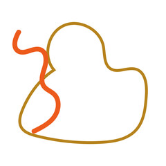 Abstract shape outline vector 