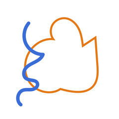 Abstract shape outline vector 