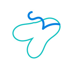Obraz premium Abstract shape outline vector 