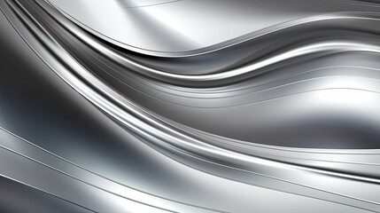 metallic abstract silver background