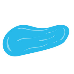 Outdoor ice rink in water 