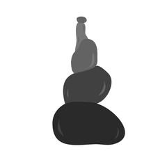 Zen Stone Balance Vector Illustration 