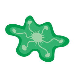 Bacterial Microorganism Vector Illustration 