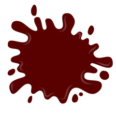 Chocolate Splash Vector Illustration 