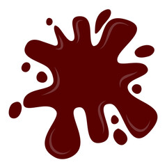 Chocolate Splash Vector Illustration 