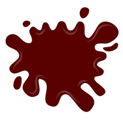 Chocolate Splash Vector Illustration 