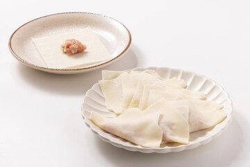 手作りワンタン