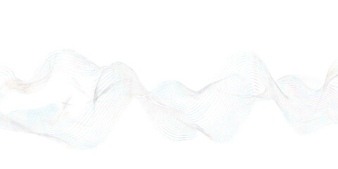 Abstract sound wave stripe lines  isolated on transparent png.
