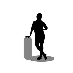Woman silhouette illustration