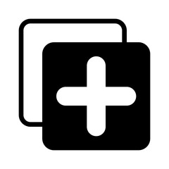 Fototapeta premium plus icon, glyph icon style