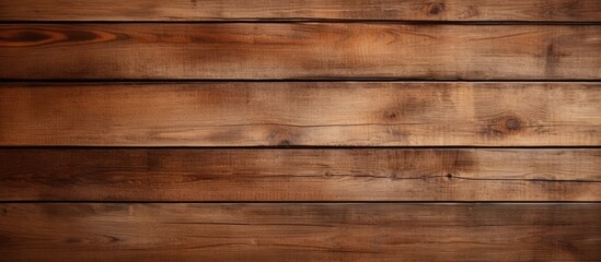 A detailed view of a wooden plank wall showing the texture and grains of the wood. The individual planks are tightly fitted together, adding a sense of depth and warmth to the space.